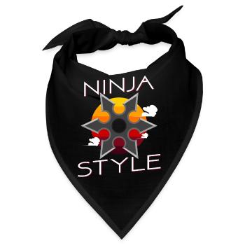 Ninja Style - Bandana - Schwarz - Vorne