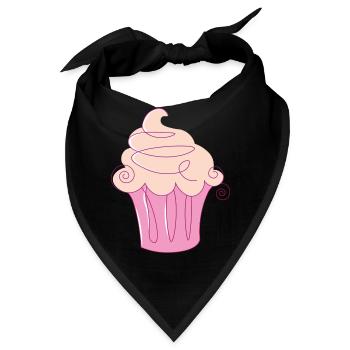 Cupcake - Bandana - Schwarz - Vorne