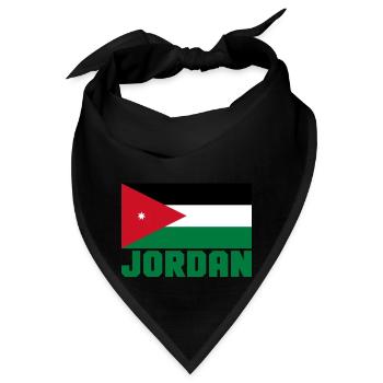 Jordanien - Bandana - Schwarz - Vorne