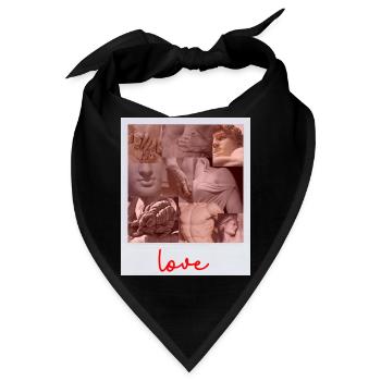 Liebe Paar - Bandana - Schwarz - Vorne