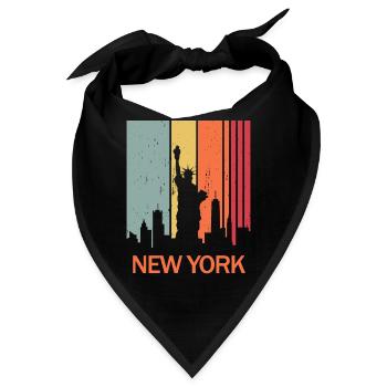 New York - Bandana - Schwarz - Vorne
