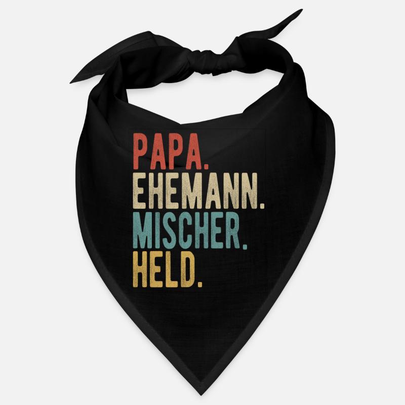 Mischer Papa Ehemann Held Bandana