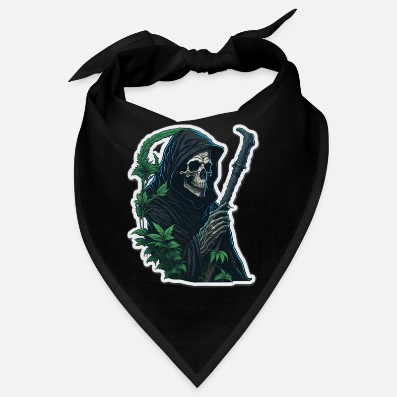 Faucheuse avec de l’herbe Bandana