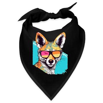 Jacky der Schakal - Bandana - Schwarz - Vorne