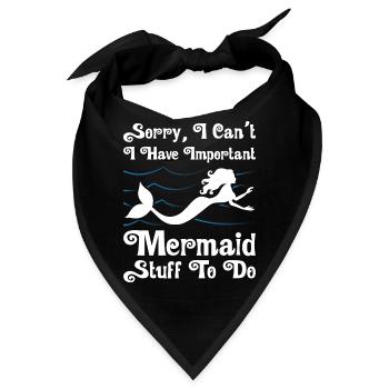 Stuff To Do Mermaid - Bandana - Schwarz - Vorne