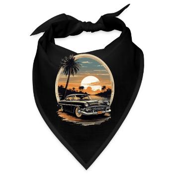 Classic Cars 1950 - Bandana - Schwarz - Vorne