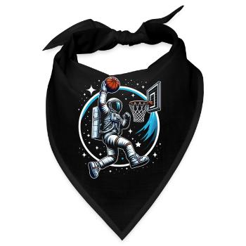 Astronaut Slam Dunk Basketball - Bandana - Schwarz - Vorne