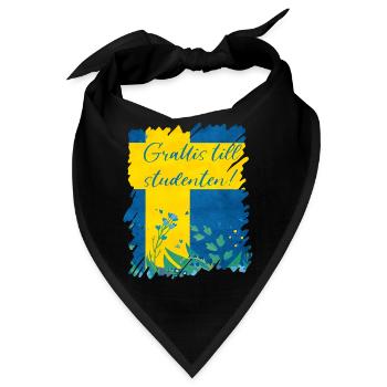 Abschlussfeier 2024 Abiturfeier - Bandana - Schwarz - Vorne