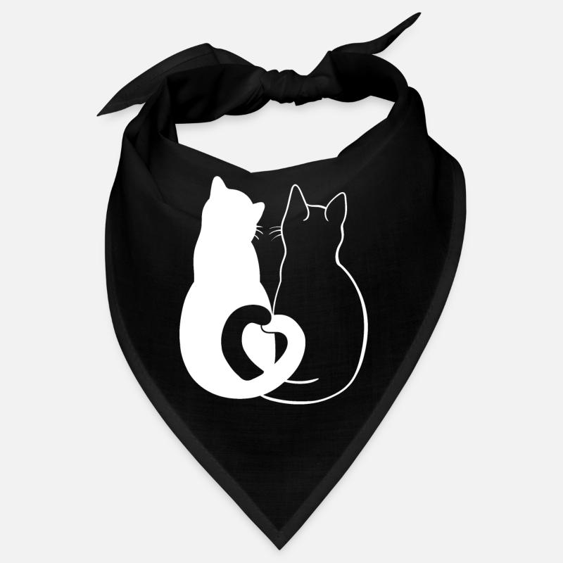 Aimant Chats Silhouette Art Bandana