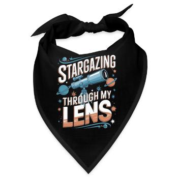 Teleskop Astronomie Astrofotografie - Bandana - Schwarz - Vorne
