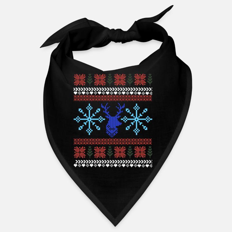 Pixel Weihnachtsmuster Bandana