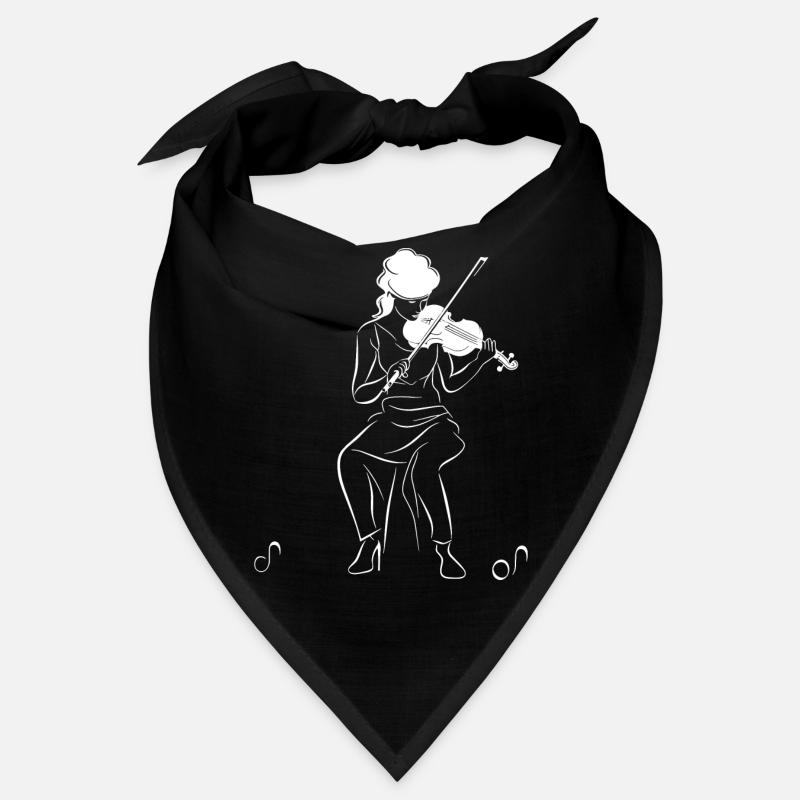 Dessin de violoniste Bandana