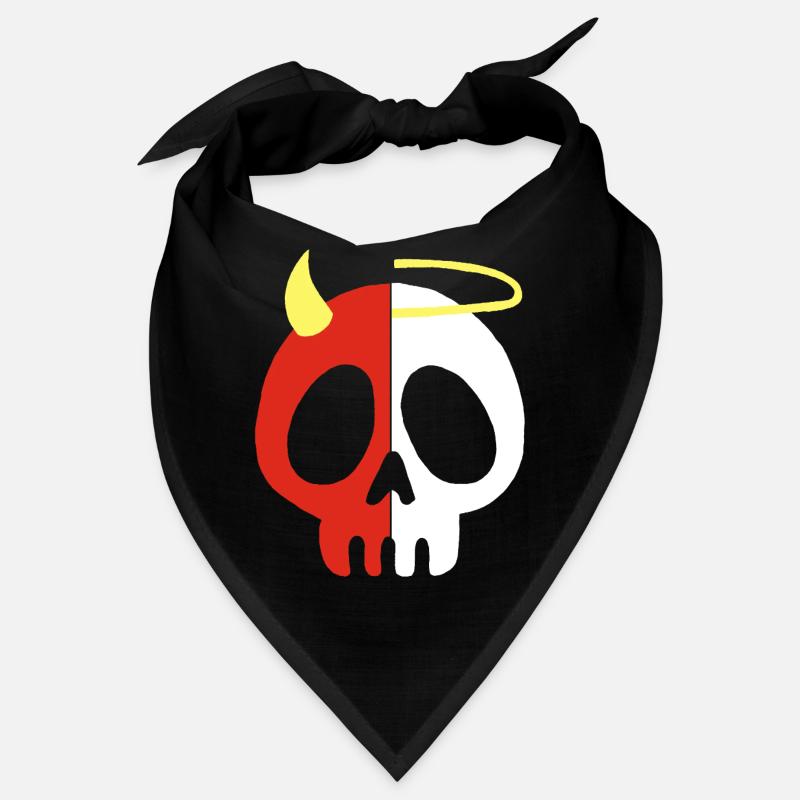 Engel und Dämon Schädel Bandana