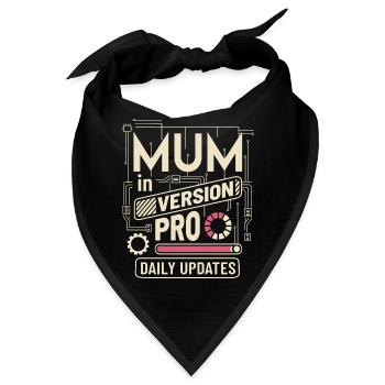 Mama VERSION PRO - Bandana - Schwarz - Vorne