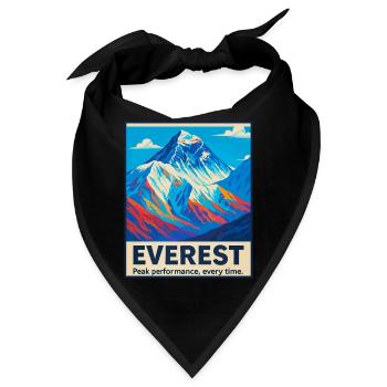 Everest – Peak Performance - Bandana - Schwarz - Vorne