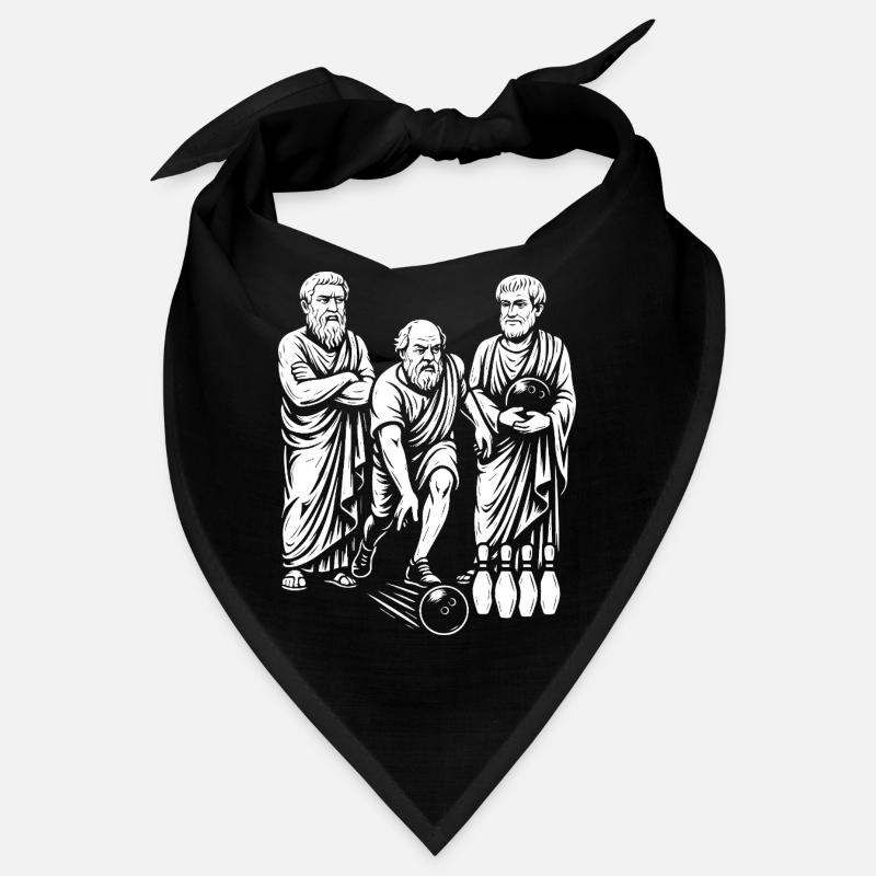 Les philosophes grecs antiques jouent au bowling Bandana