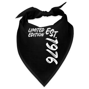 Limited Edition Est. 1976 - Bandana - Schwarz - Vorne