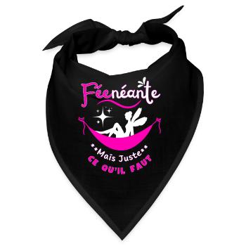 Nichts-Fee, aber genau richtig - Bandana - Schwarz - Vorne