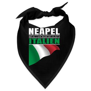 Neapel - Bandana - Schwarz - Vorne