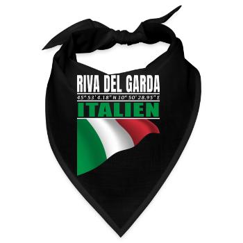 Riva del Garda - Bandana - Schwarz - Vorne