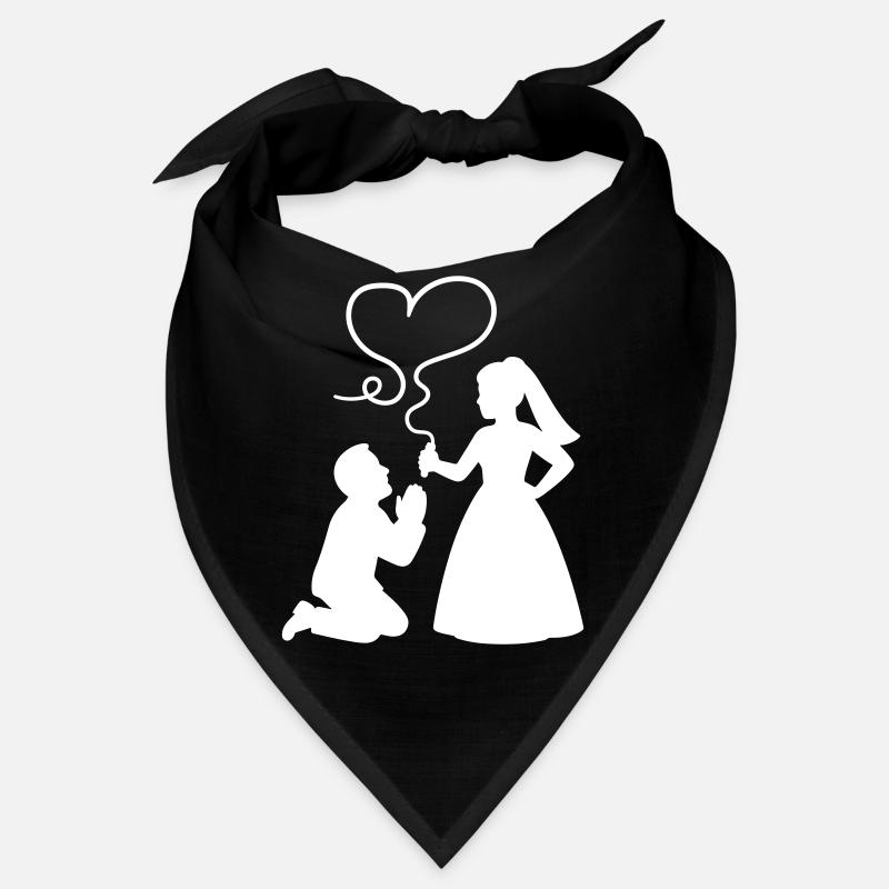 Brautpaar Ehepaar Hochzeit Bandana