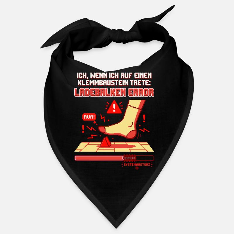 Klemmbaustein Schmerz Systemabsturz Pixel Design Bandana