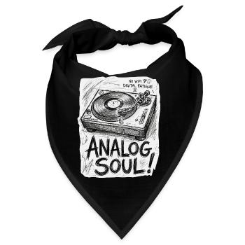 Analog Soul - Bandana - Schwarz - Vorne