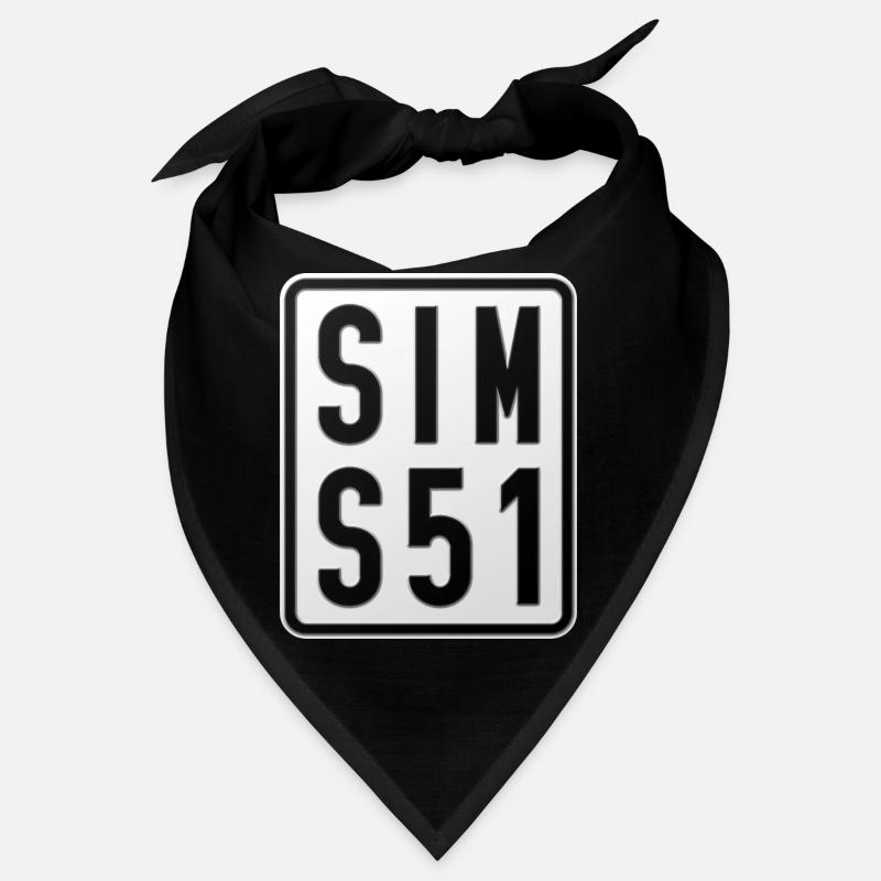 Simson S51 Moped Kennzeichen Bandana