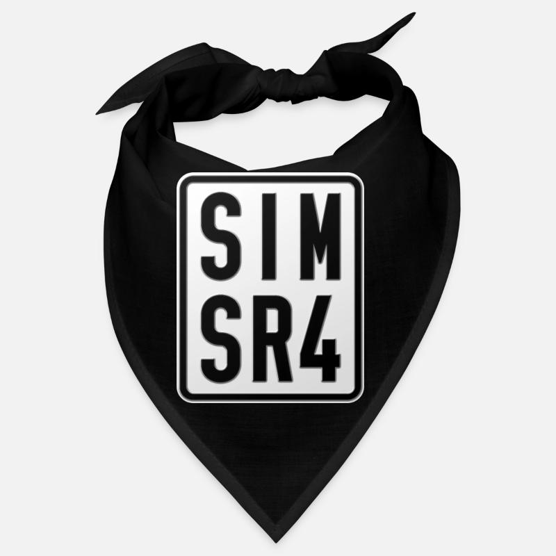 Plaque d’immatriculation du cyclomoteur Simson SR4 Bandana