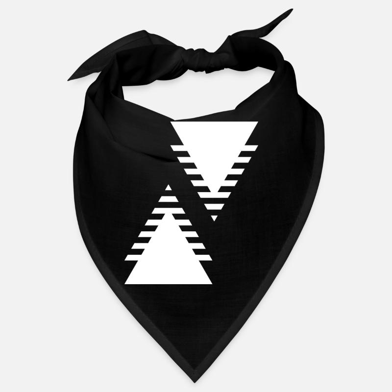 geometric triangles design Bandana