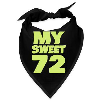 Sweet 72 - Bandana - Schwarz - Vorne