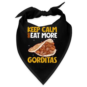 Keep Calm - Gorditas - Bandana - Schwarz - Vorne