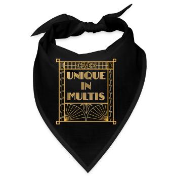 Einzigartig in Multis - Bandana - Schwarz - Vorne