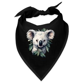 Koala - Bandana - Schwarz - Vorne
