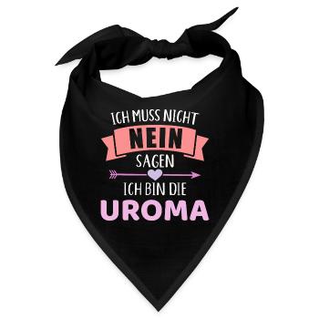 Uroma - Bandana - Schwarz - Vorne