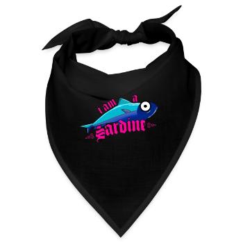 Sardine - I am a Sardine - Italien - La Sardine - Bandana - Schwarz - Vorne