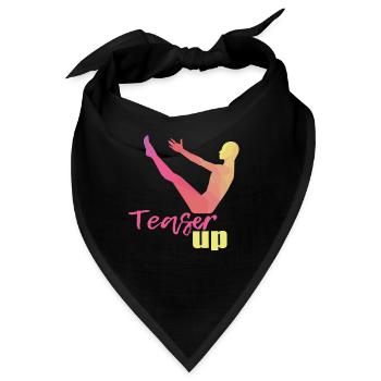 Pilates Geschenk - Bandana - Schwarz - Vorne