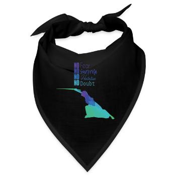 Kendo - Bandana - Schwarz - Vorne