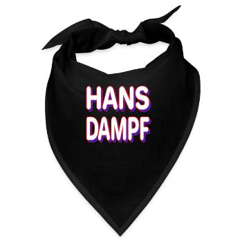 HANS DAMPF - Bandana - Schwarz - Vorne