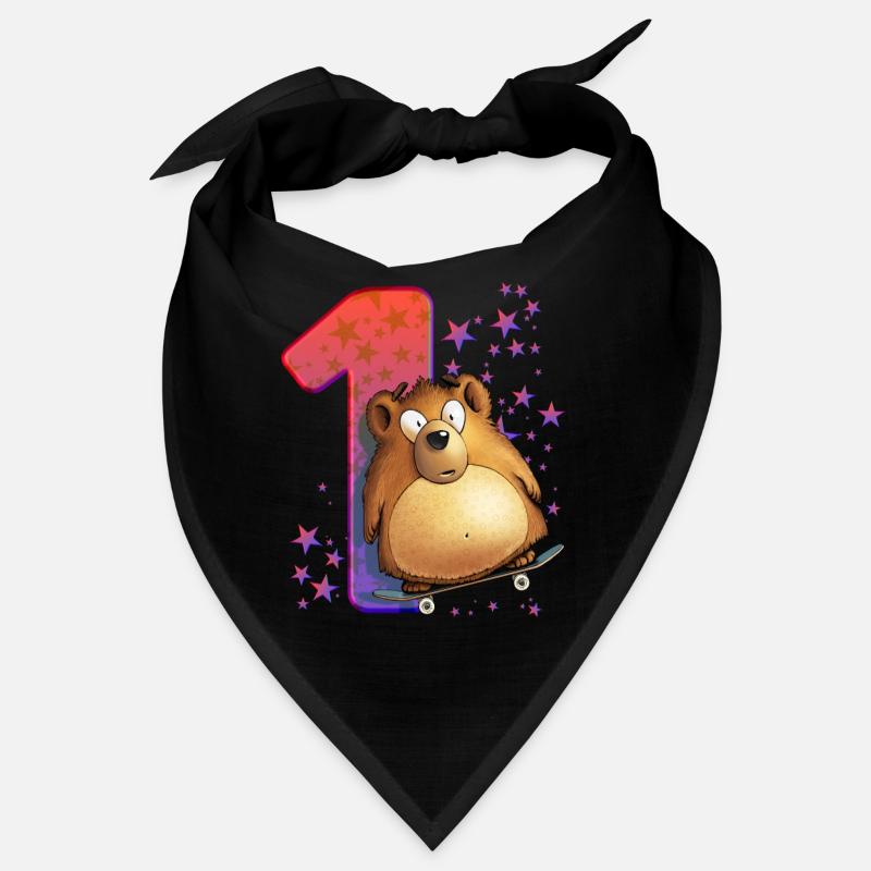 1st Birthday Second Year Bear Bandana