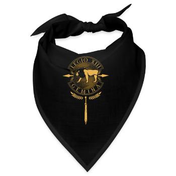 Legio XIII Gemina - Römische Legion - Bandana - Schwarz - Vorne