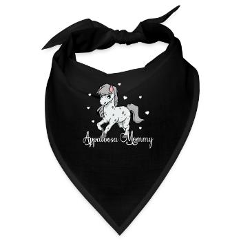 Pferdeliebhaber - Appaloosa Mommy - Bandana - Schwarz - Vorne