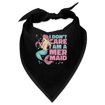 Meerjungfrau Fabel Meerjungfrauen Märchen - Bandana - Schwarz - Vorne