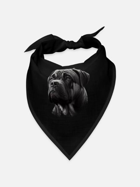 Cane Corso Hund - Bandana - Schwarz