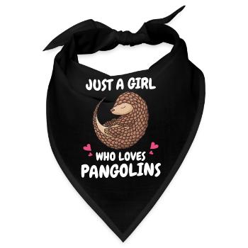 Pangolin Tier Pangoline vom Aussterben bedrohte Ar - Bandana - Schwarz - Vorne
