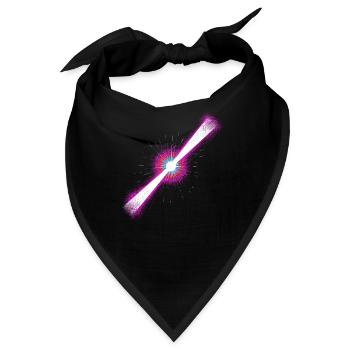 Gammastrahlenblitz - Bandana - Schwarz - Vorne