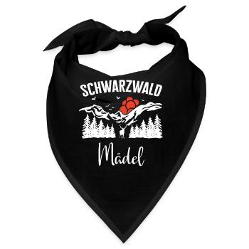 Schwarzwald Schwarzwälder Baden-Württemberg - Bandana - Schwarz - Vorne