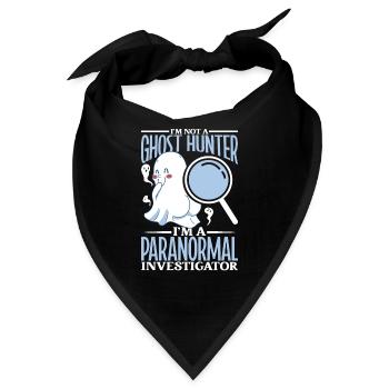 Ich bin paranormaler Ermittler - Bandana - Schwarz - Vorne