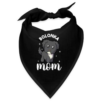 Bolonka Mom - Bolonka Zwetna - Bandana - Schwarz - Vorne
