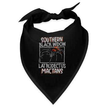 Südliche Schwarze Witwe - Bandana - Schwarz - Vorne